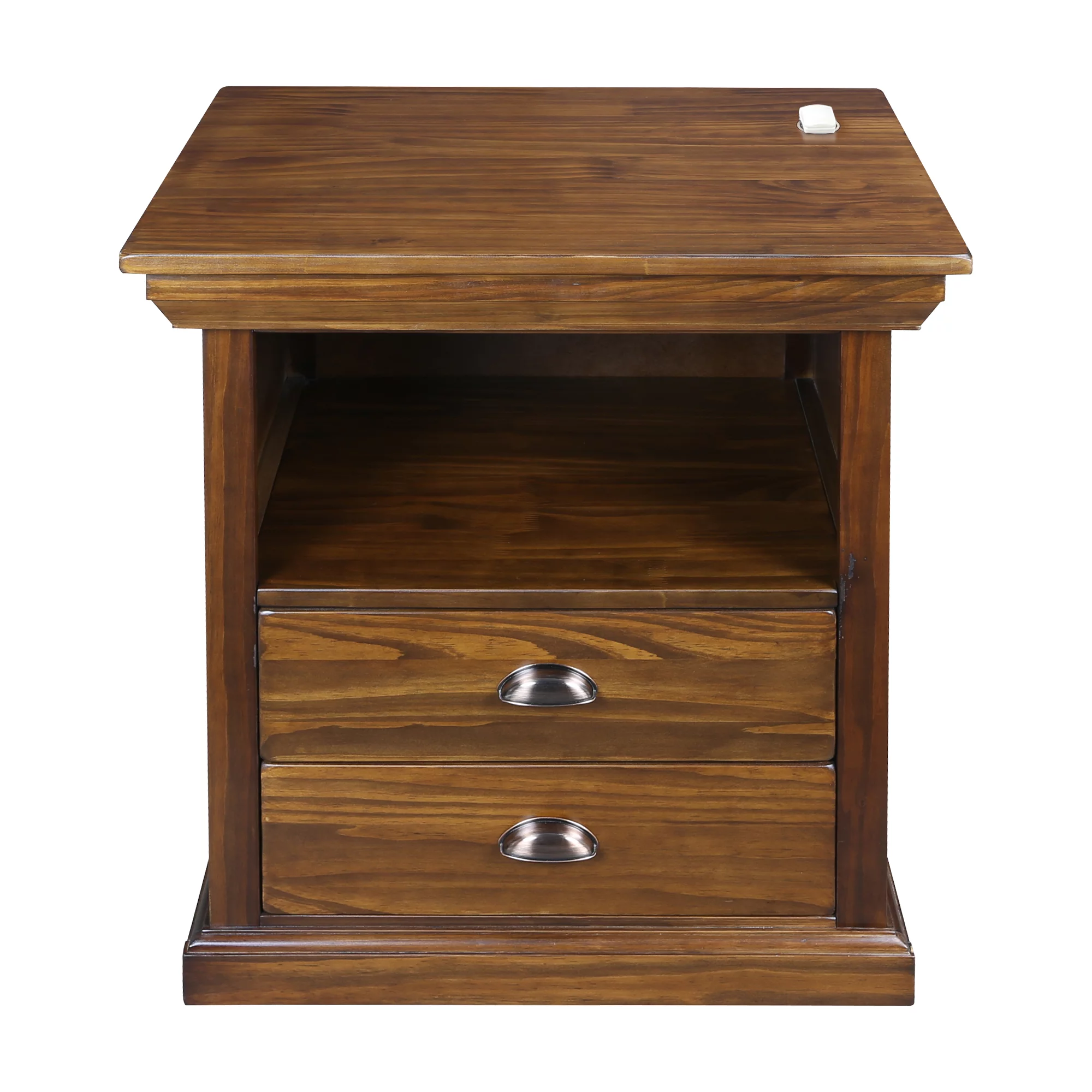Casual Home Lincoln Nightstand with Concealed Compartment