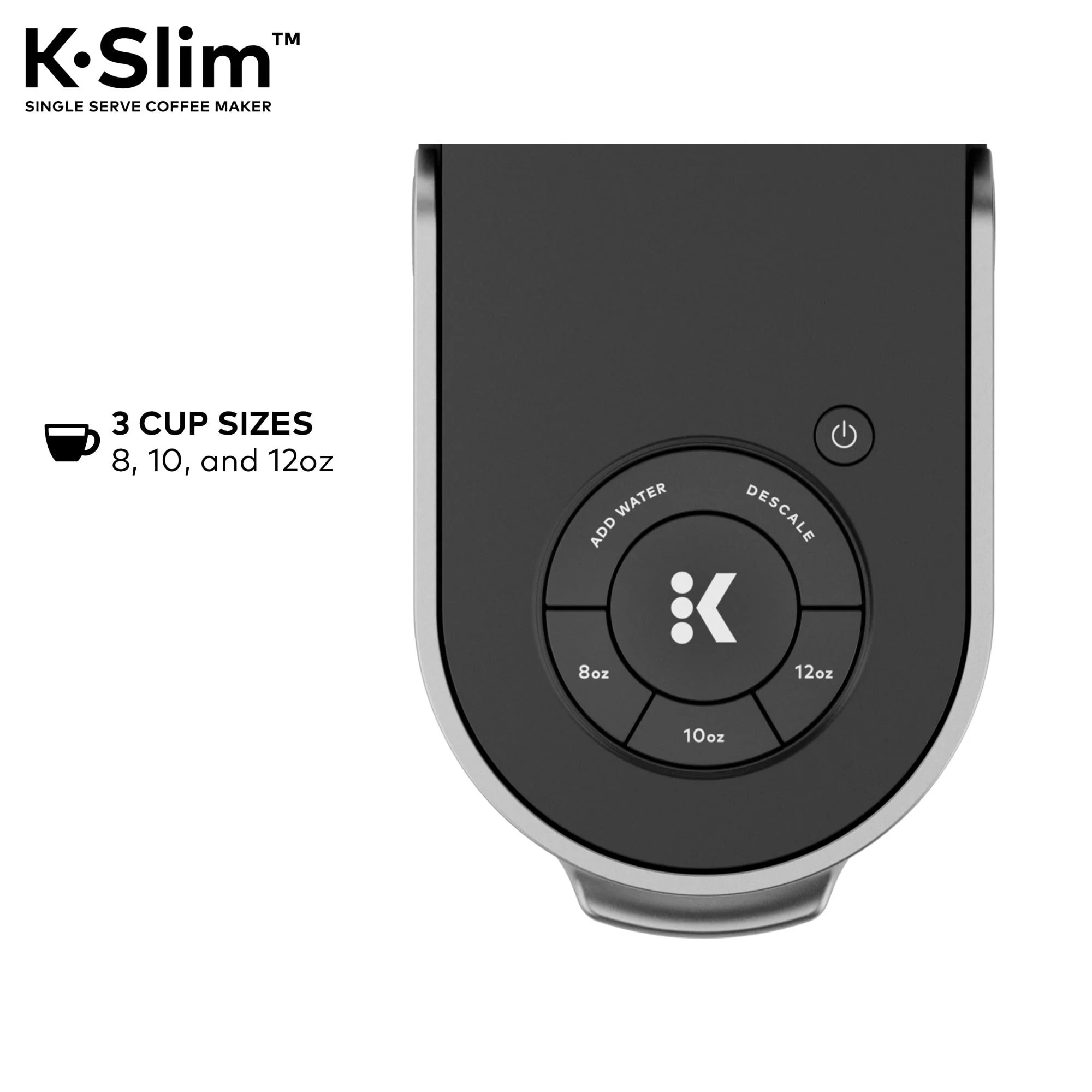 Keurig K- Slim Single Serve K-Cup Pod Coffee Maker, MultiStream Technology, Black