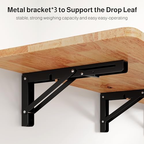 Ahomly Kitchen Island with Storage, Island Table for Kitchen with Drop Leaf, 5 Wheels, Interal Storage Rack, a Drawer, Spicy Rack and Towel Bar