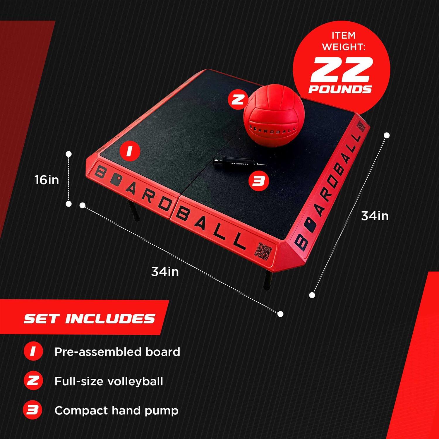 Boardball Sport Portable Boardball Set with Board Volleyball - Sports Supplies Online Store