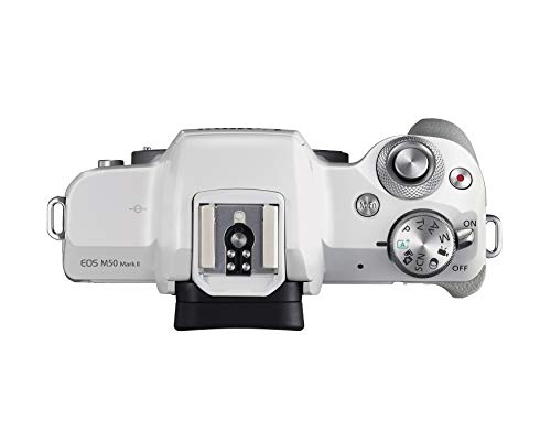 Canon EOS M50 Mark II + EF-M 15-45mm is STM Kit Black (Renewed)