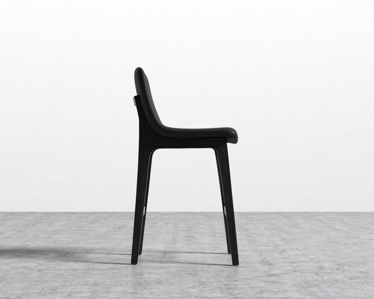 Rove Concepts Aubrey Counter Stool - Natural Monaco Black