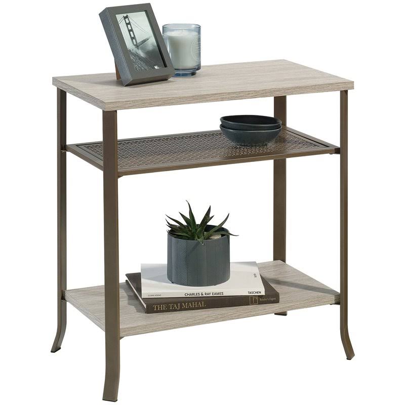 Sauder 425653 Center City Side Table, Champagne Oak