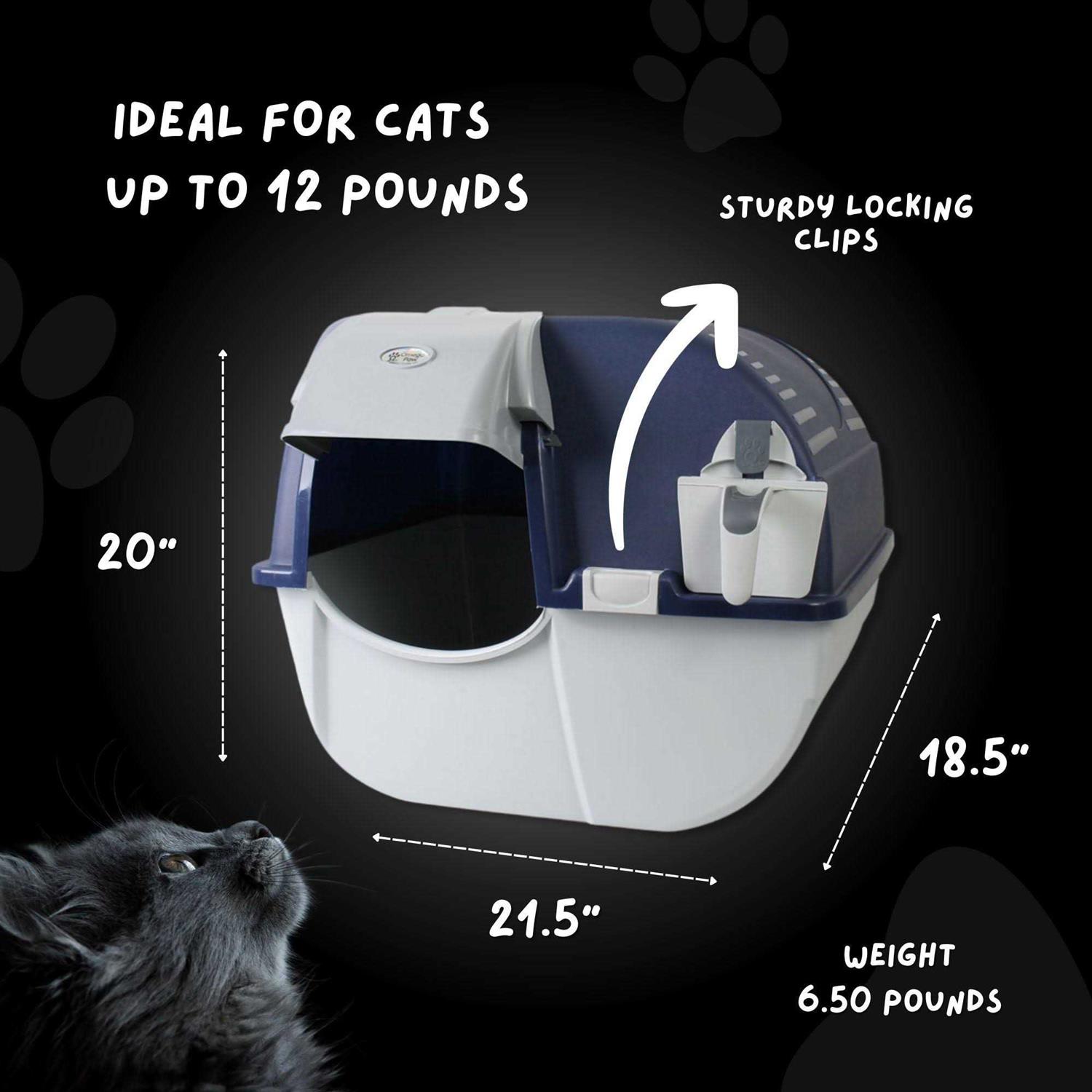 Omega Paw Roll N Clean Complete Self Cleaning Litter Box and 100 Bags - Pet Supplies online store