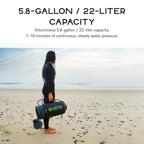 NEMO Helio Portable Pressure Camp Shower
