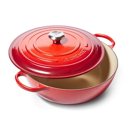 Le Creuset Signature Cast Iron Chef's Oven, 7.5qt, Flame