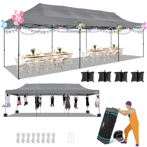 COBIZI 13x26 Pop Up Tent 13x26 Canopy with Sidewalls Heavy Duty Canopy Party Tent for Parties