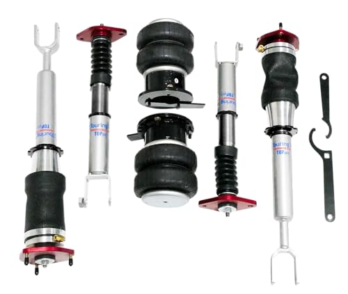 TOPair Air Struts Air Bag Suspension Compatible With 2003-2007 350Z / G35 Coupe 2003-2006 G35 Sedan (RWD