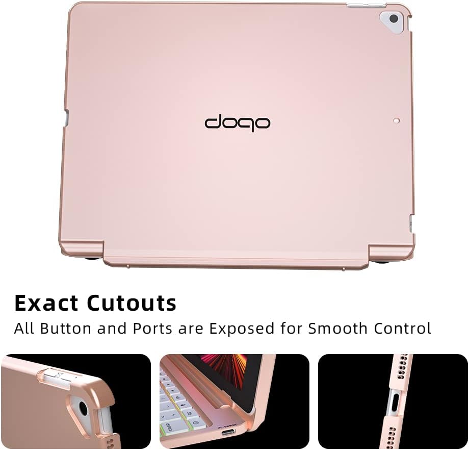 doqo Magnetic Keyboard Case for iPad Air 5th Generation(2022)/iPad Air 4th Generation(2020), iPad Pro 11 2018/2020/2021