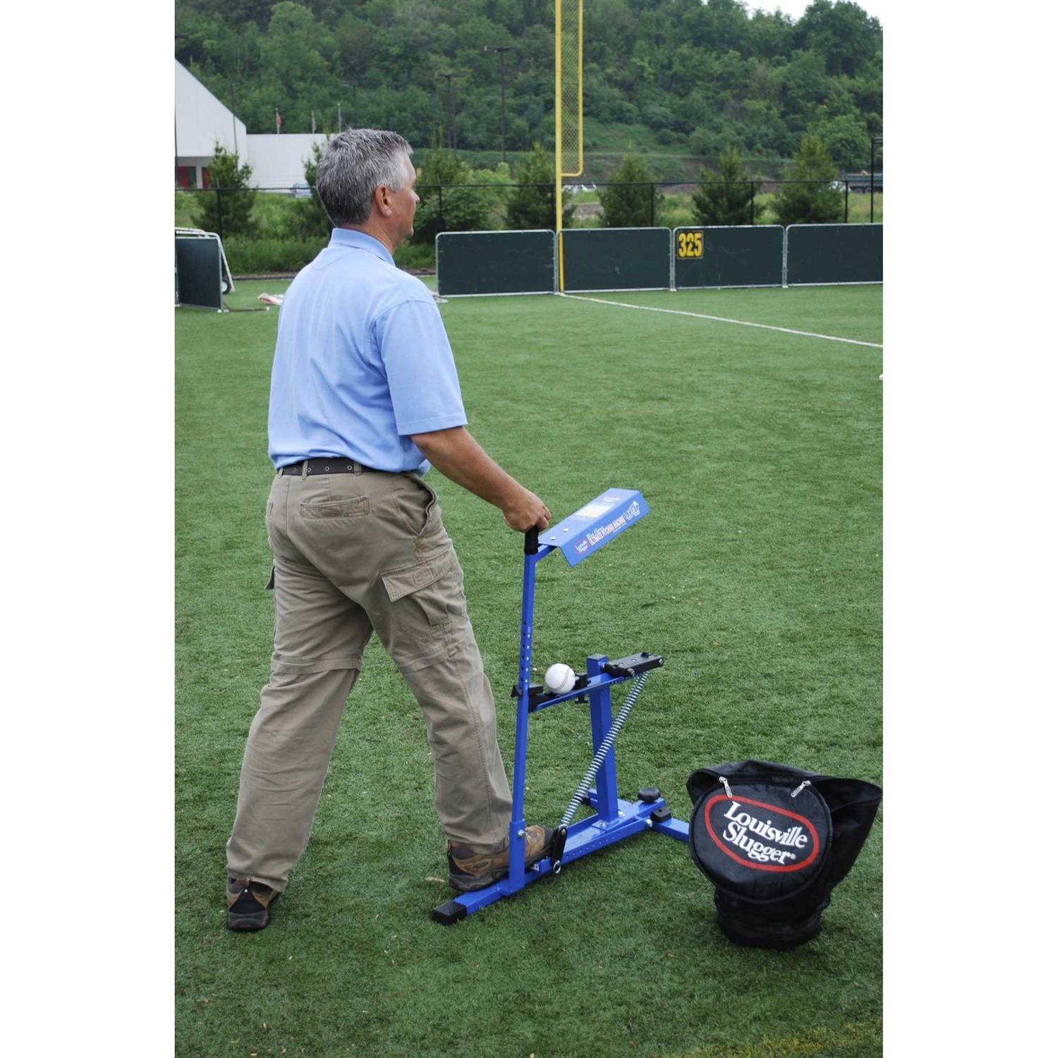 Louisville Slugger Blue Flame Pitching Machine - Sports Supplies Online Store