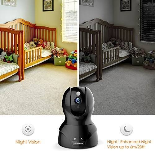 Security Camera 1080p WiFi Pet Camera - KAMTRON Wireless Indoor Pan/Tilt/Zoom HO 826-X