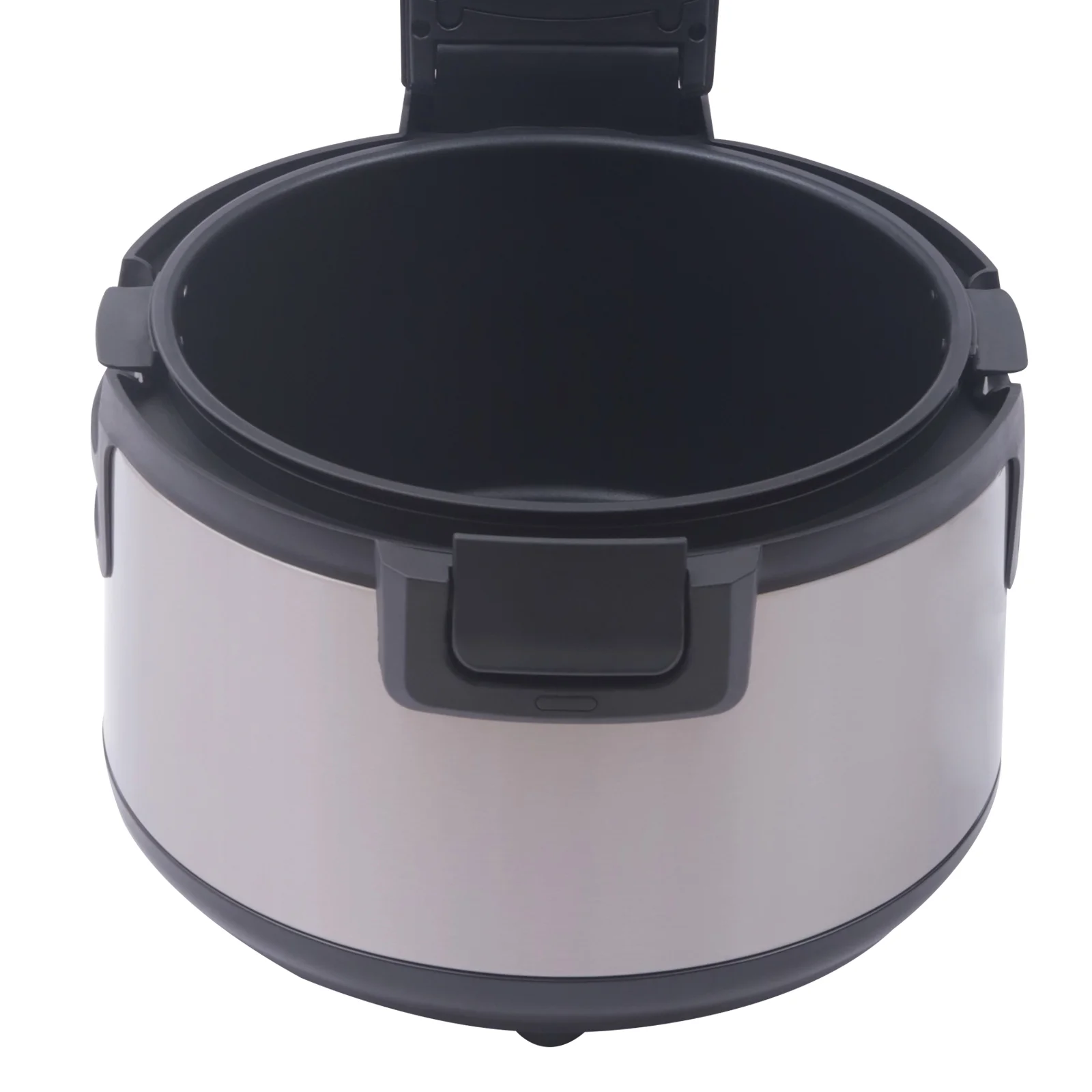 Miumaeov Rice Warmer Commercial with Dual Temperature Control Design, Non-stick Inner Pot, Efficient Insulation Electric Rice Warmer, Stainless Steel