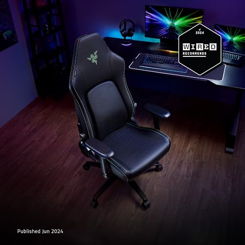 Razer Iskur V2 Gaming Chair: Adaptive Lumbar Support - Adjustable Lumbar Curve - High Density Foam Cushions