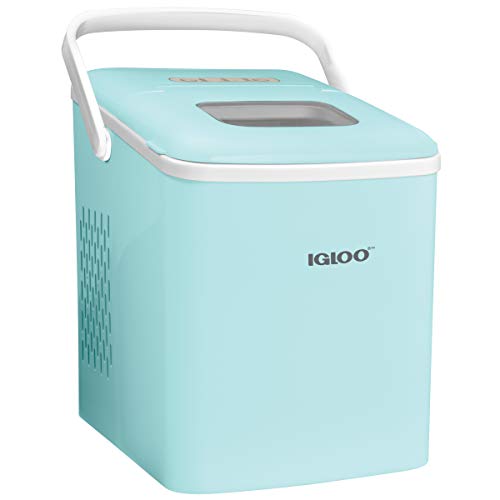Igloo Electric Countertop Ice Maker Machine - Automatic and Portable - 33 Pounds in 24 Hours - Icecube Maker - Plastic Scoop and Basket