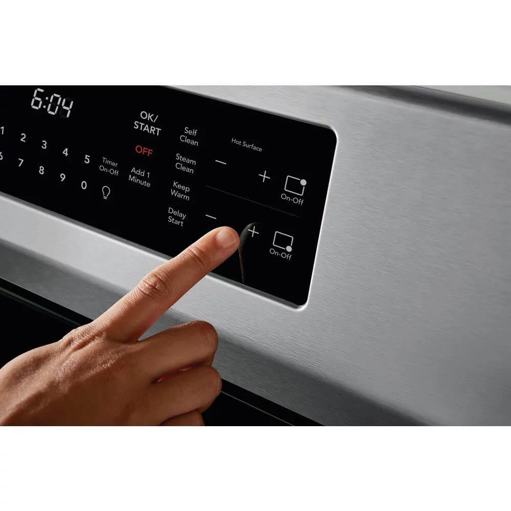 Frigidaire GCRI3058AF 30 Gallery Series Induction Range with 4 Elements 5.4 cu. ft. Capacity Air Fry and Steam Cleaning Option in Fingerprint