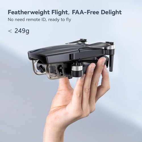 Ruko F11MINI Drone with Camera 4K, Under 249g, 60 Mins Flight with 2 batteries, 5GHz Transmission, GPS Auto Return, Brushless Motor