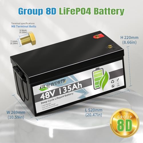 12V 100Ah LiFePO4 Battery, Rechargeabel Deep Cycle Lithium Batteries, 100A BMS with Low-Temp Protection, Perfect for RV, Solar, Boat, Marine