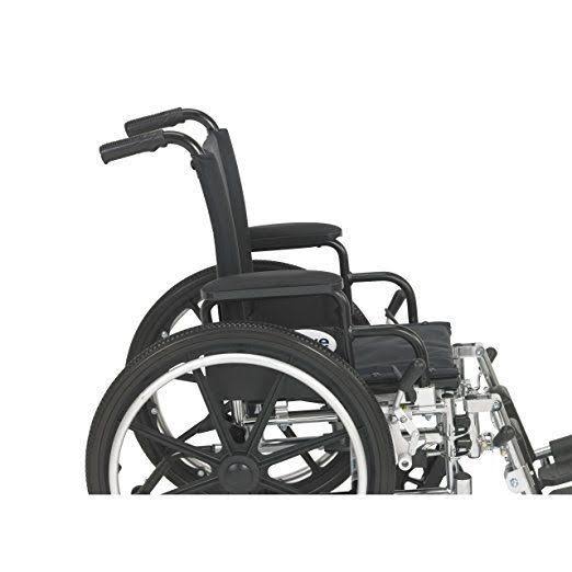 Drive Medical Viper Wheelchair with Flip Back Removable Arms Desk Arms