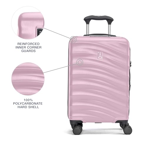 Travelpro Maxlite Air V2 Hardside Expandable Carry on Luggage, 8 Spinner Wheels, Lightweight Hard Shell Suitcase, TSA lock, Black, Carry On 21-Inch