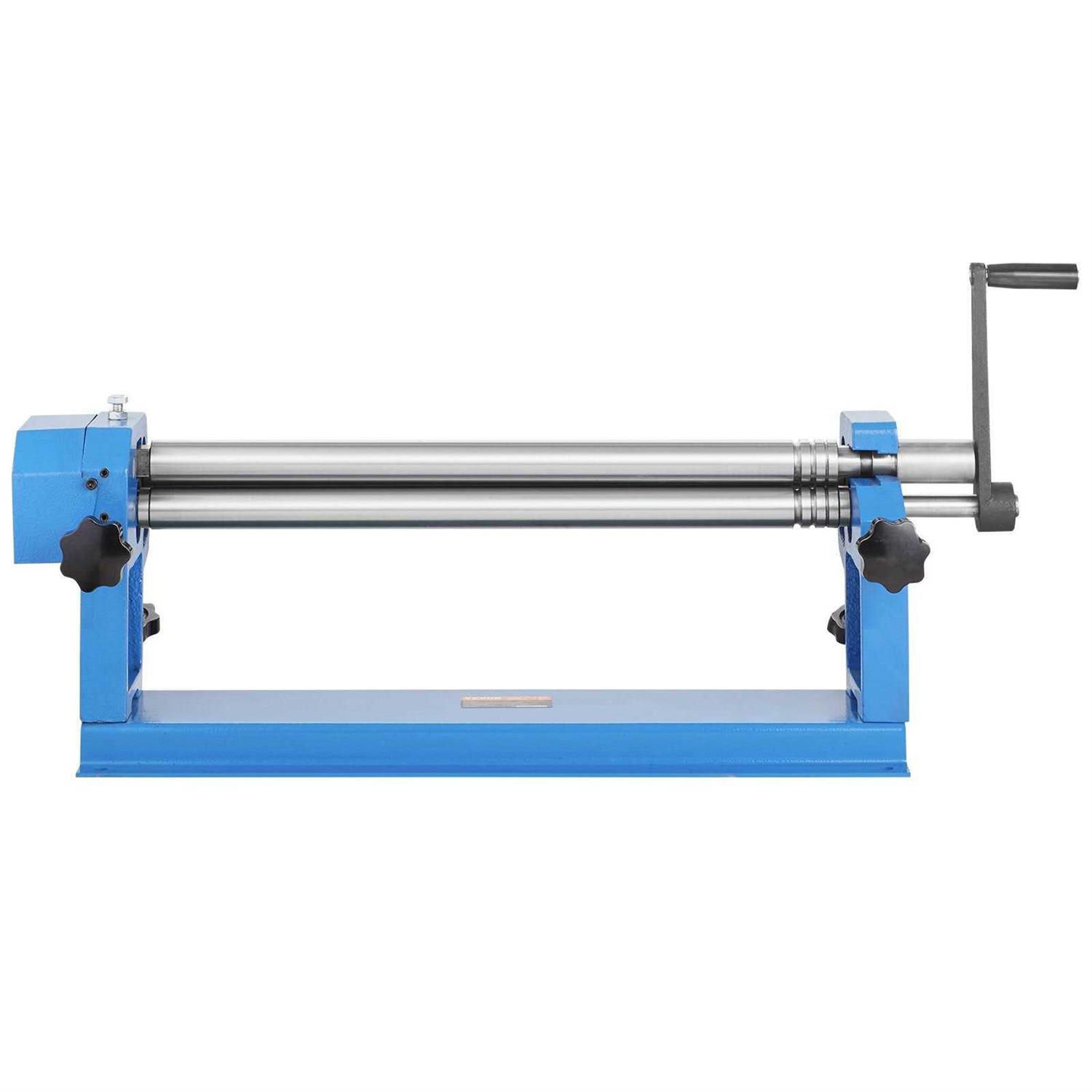 VEVOR Slip Roll Machine Forming Width Gauge Capacity Sheet Metal Slip Roller Rolling Bending Machine with 2 Detachable Rollers