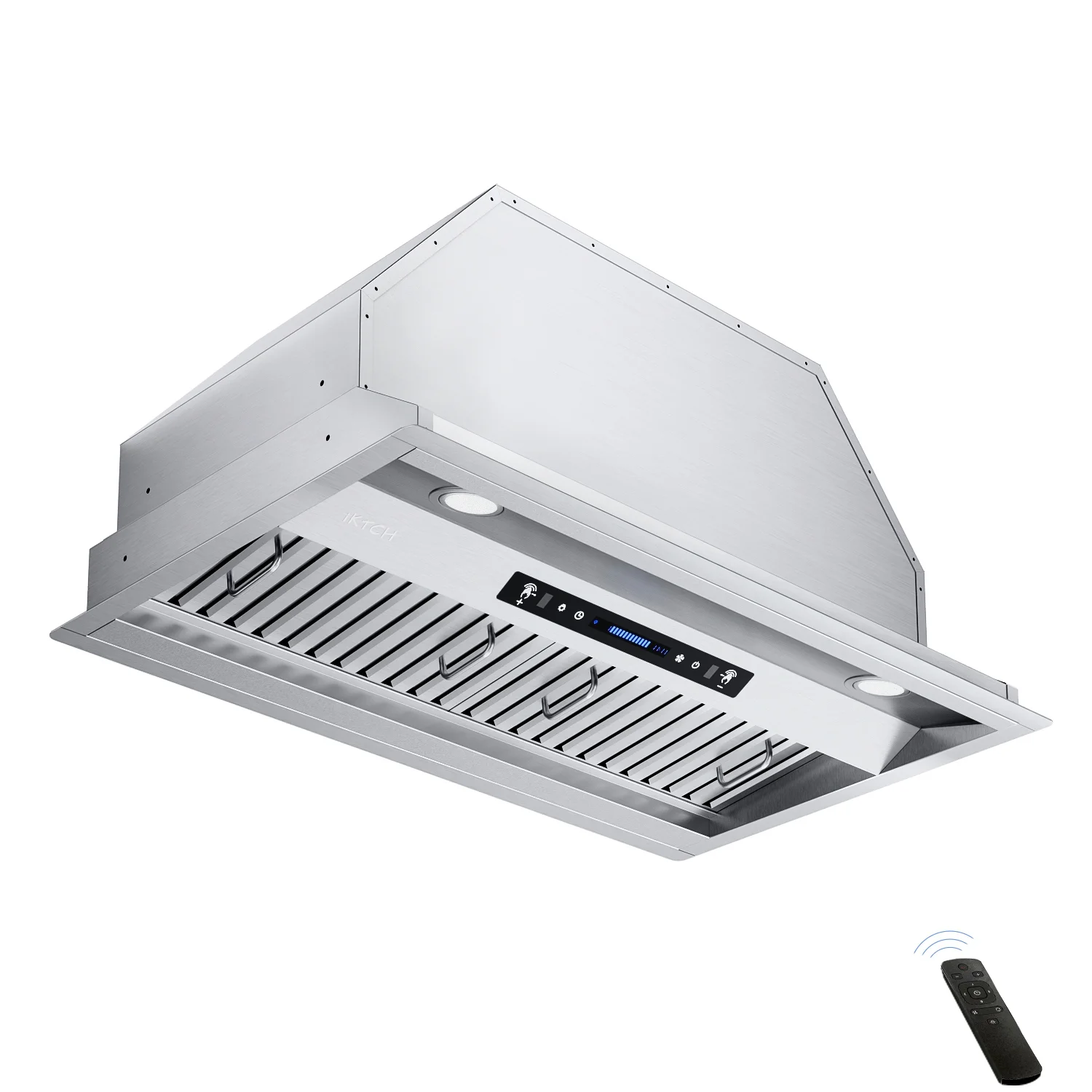 IKTCH 36 inch Built-in/Insert Range Hoods 900 CFM, Ducted/Ductless Convertible Duct