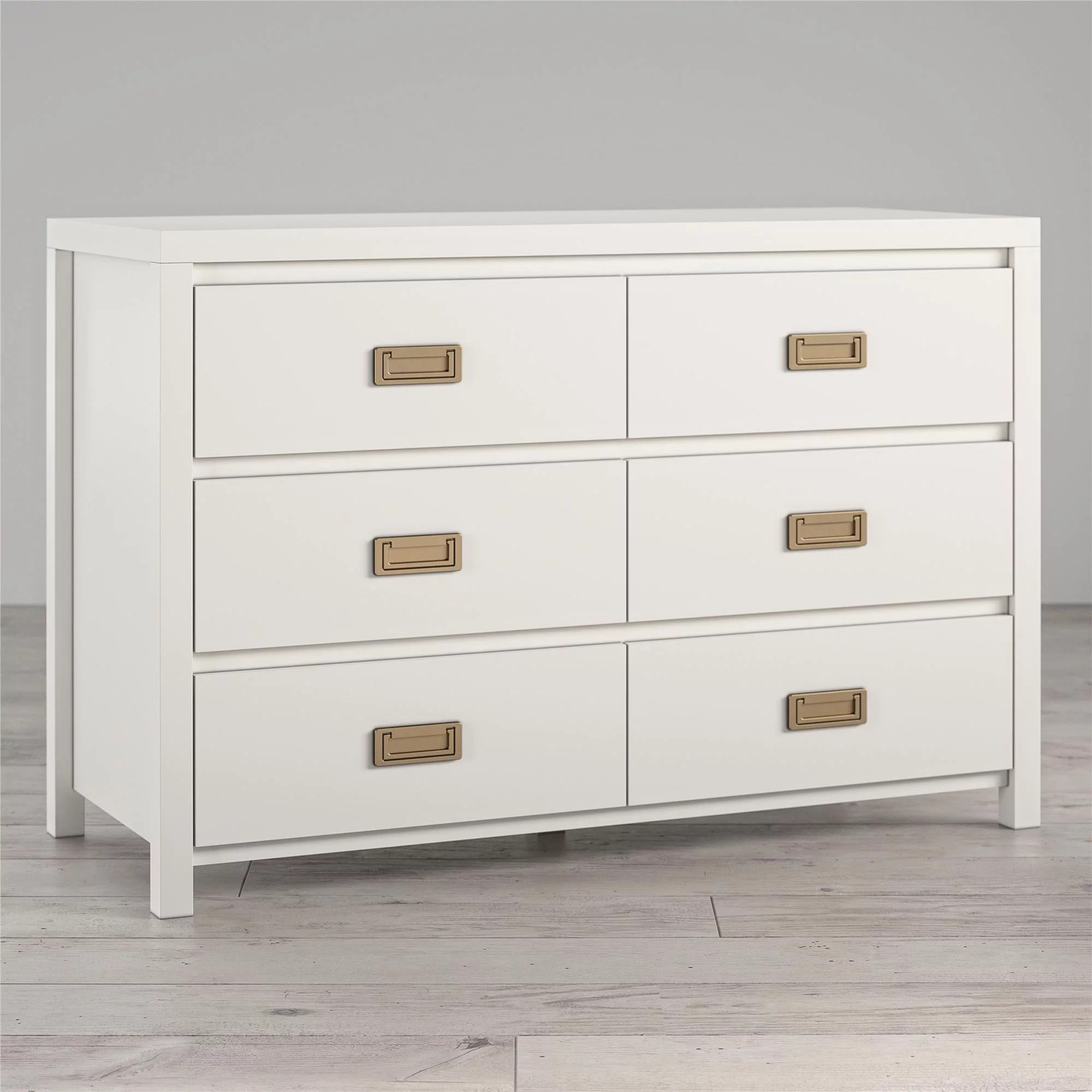 Little Seeds Monarch Hill Haven 6-Drawer Kids' Dresser, White