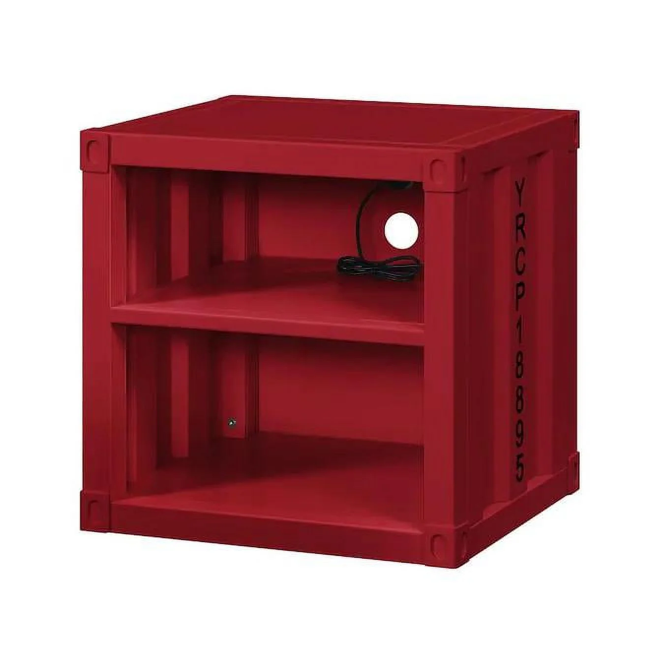 Contemporary Red Full 4pcs Bedroom Set by Acme Cargo 35945F-4pcs