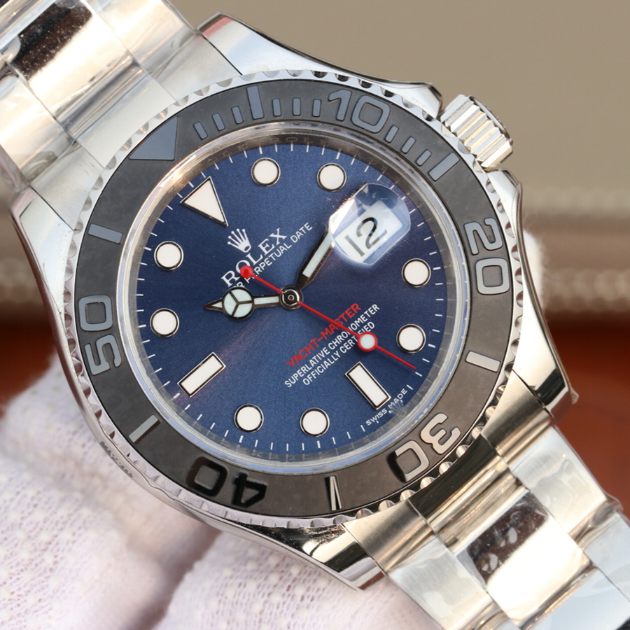 Yacht Master 1 ( Black & Blue Dial ) Stainless Steel 40mm