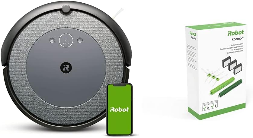 iRobot Roomba i3 EVO (3150) Wi-Fi Connected Robot Vacuum – Now Clean by Room with Smart Mapping Works with Alexa Ideal for Pet Hair Carpets & Hard