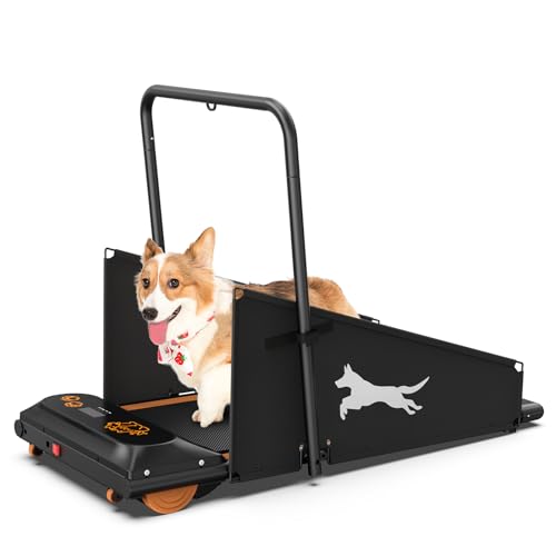 Dog Treadmill for Small & Medium Dogs, Pet Treadmill for Dogs up to 220lbs, Dog Pacer Treadmill for Healthy & Fit Pets - Dog Treadmill Run Walk