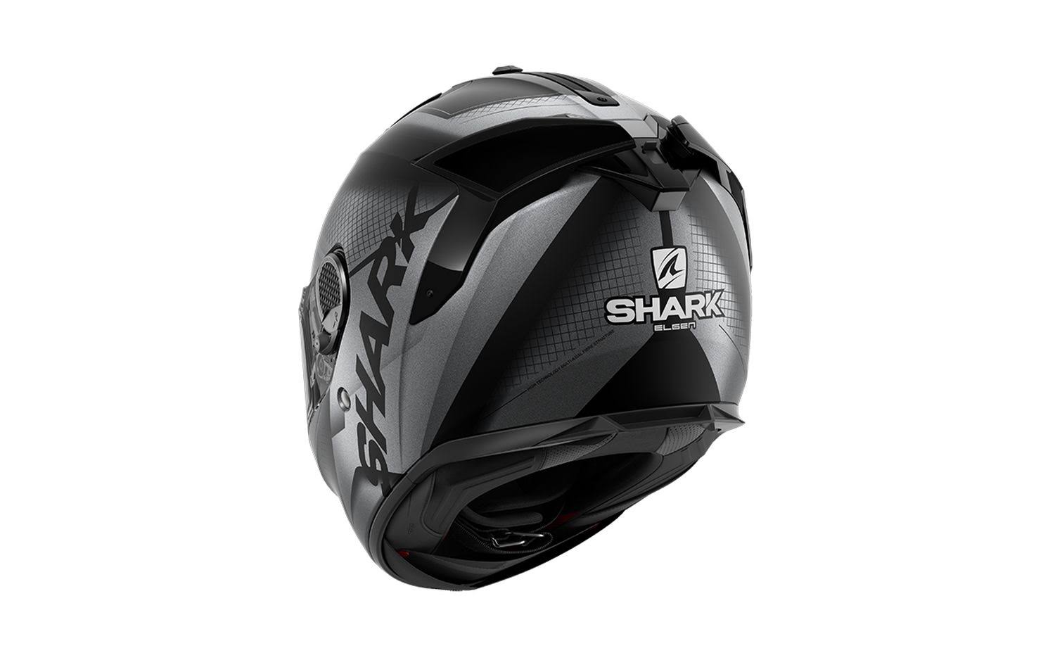 Shark Spartan GT Elgen Helmet (Matt Black/Anthracite)
