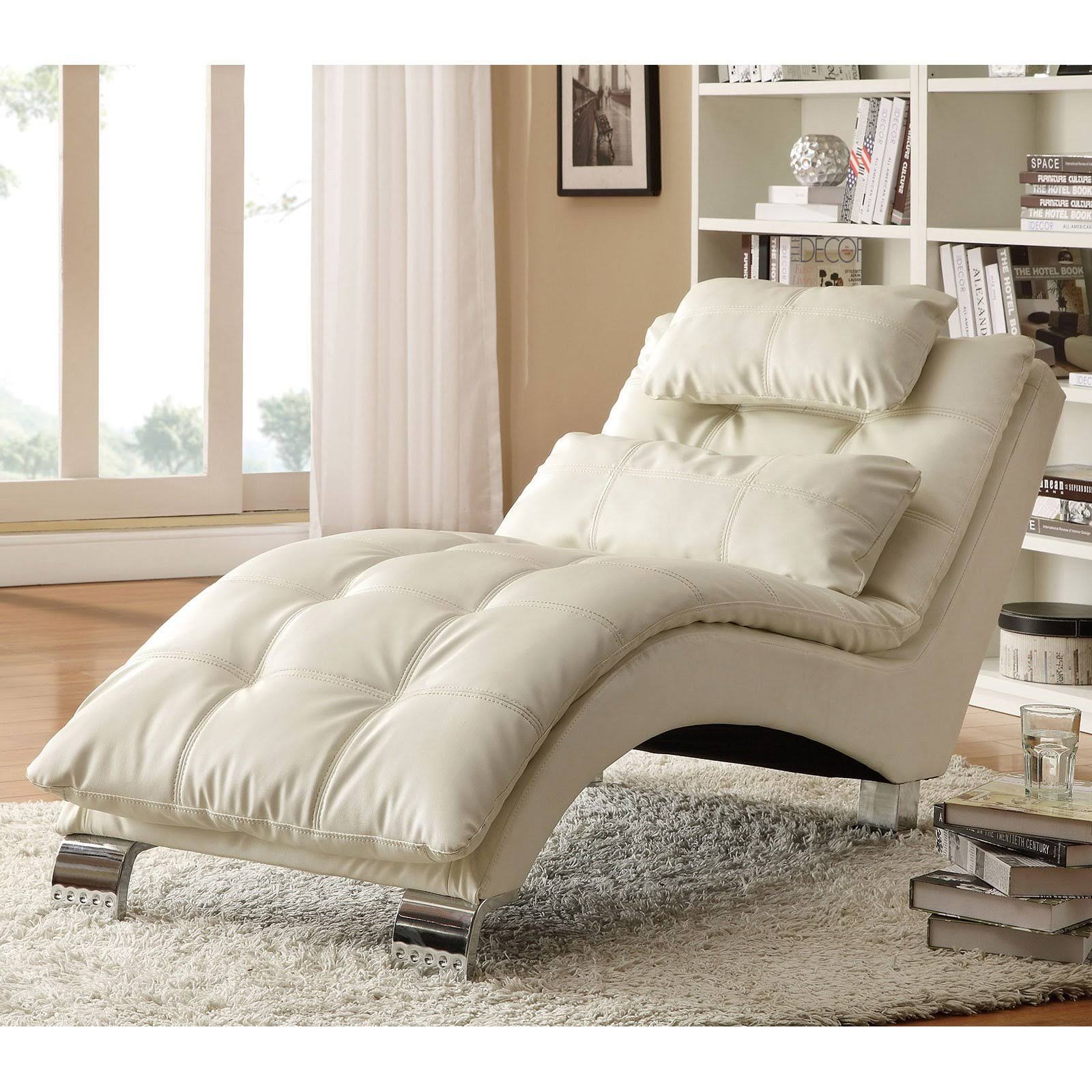 Coaster Accent Seating Casual and Contemporary Living Room Chaise