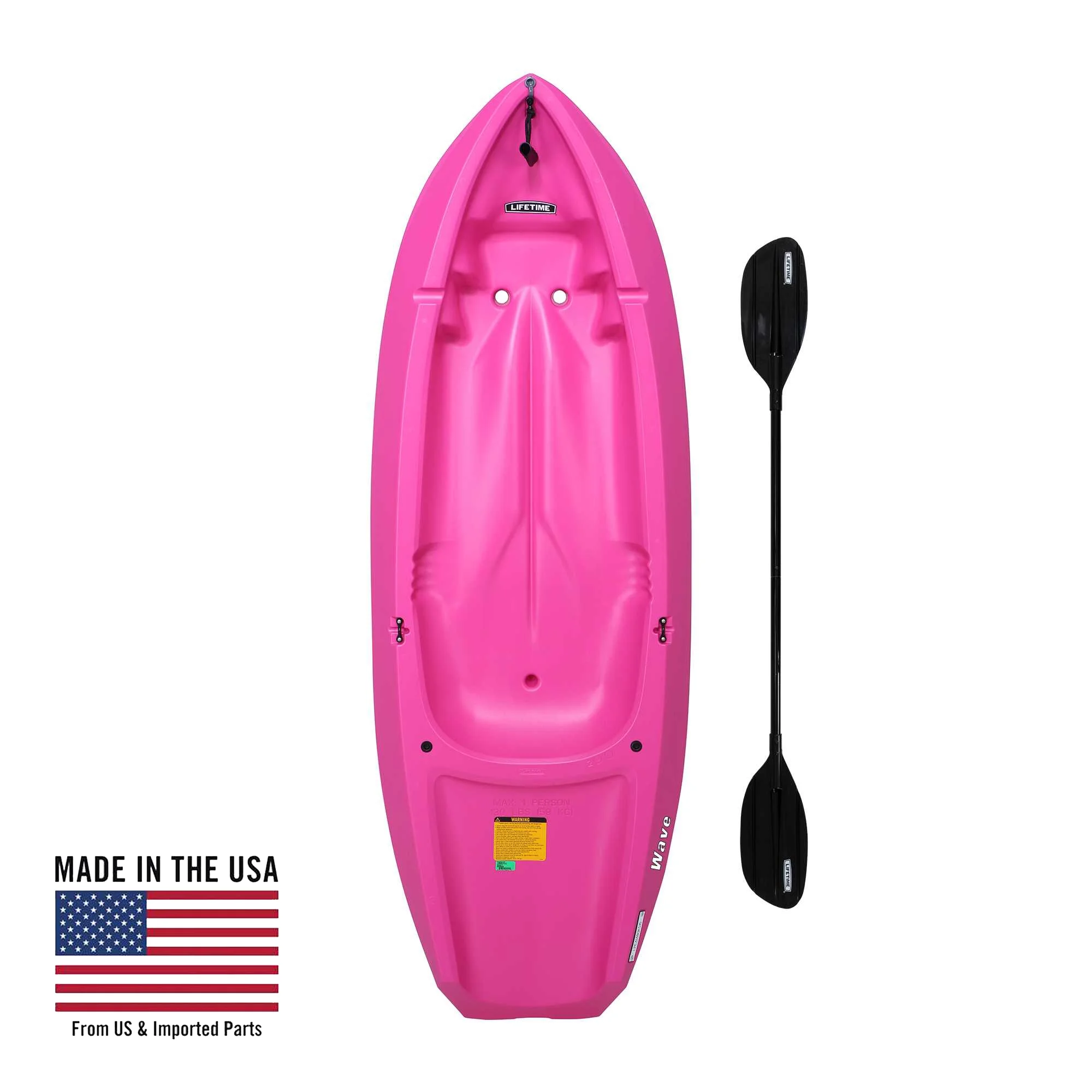 Lifetime Wave 6 ft Youth Kayak, Pink (90098) - Radiant Selections