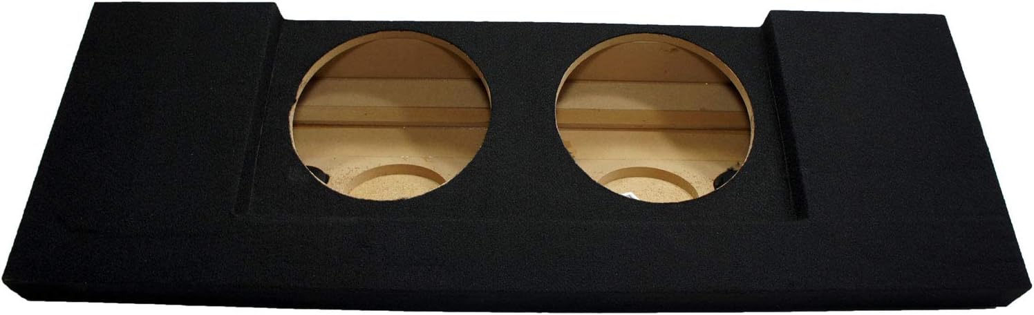 Compatible with 2015-UP Chevy Colorado Crew Cab Truck Dual 10 Sub Box Subwoofer Enclosure New