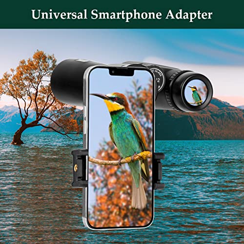 Adorrgon 12x42 HD Binoculars for Adults High Powered with Phone Adapter, Tripod and Tripod Adapter