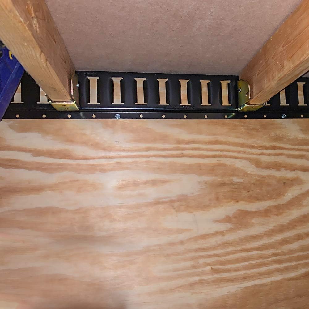 10 E-Track Wood Beam End Socket Shelf Brackets w/ E Track Fittings, for 2x4 & 2x6 in Truck, Trailer, Van, RV, Cargo Tie-Down Systems