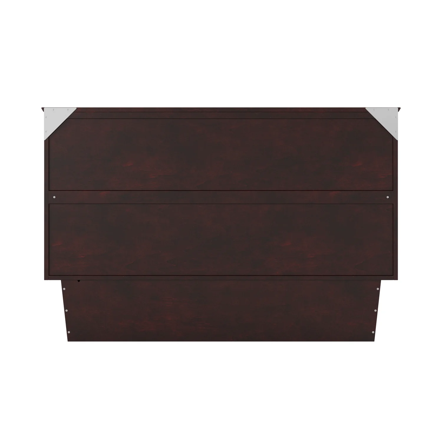 AFI Chelsea Queen Solid Wood Murphy Bed Chest with Mattress in Espresso