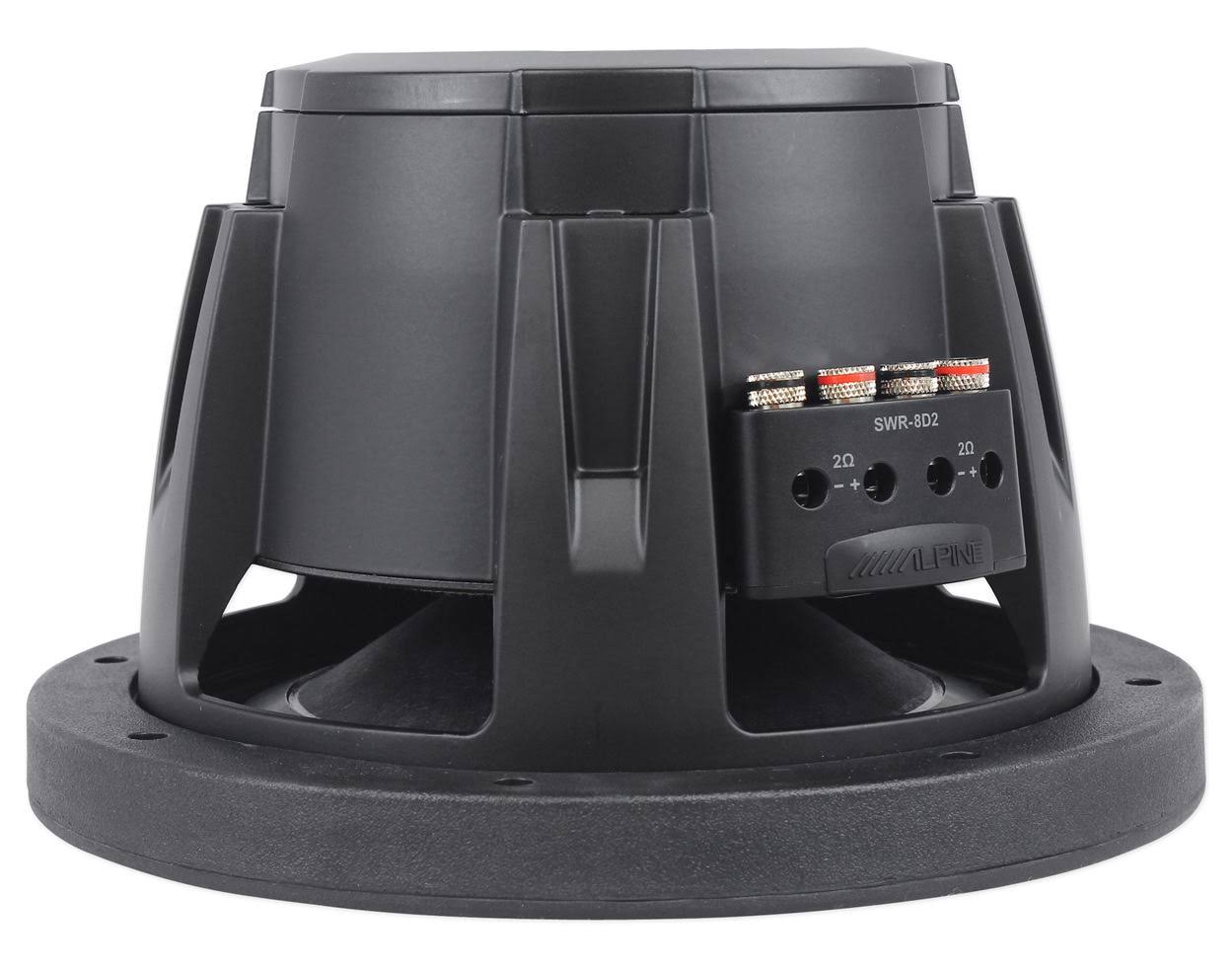 Alpine SWR-8D2 8x22 Dual 2-Ohm Type-R Series Car Subwoofers