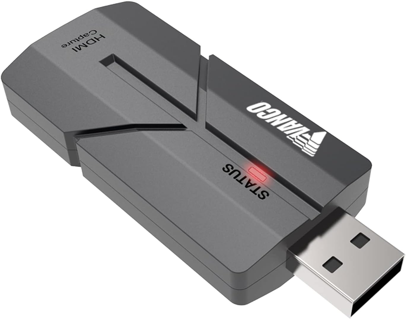 Vanco HDMI to USB Capture Device - Compact and Portable Video Capture Device for Gamers, Streamers, and Content Creators - Red Pack of 2