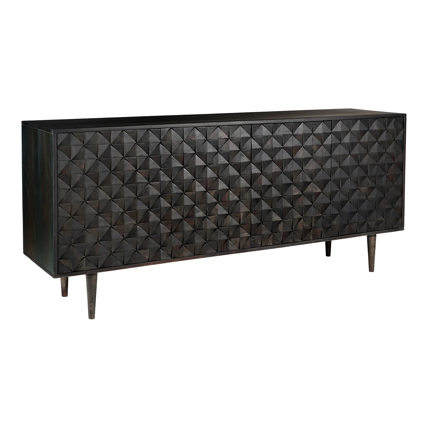 Moe's Home Collection Pablo 4 Door Sideboard Black