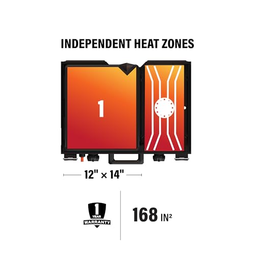 Blackstone 2364 12” x 14” Camping Griddle with Side Burner