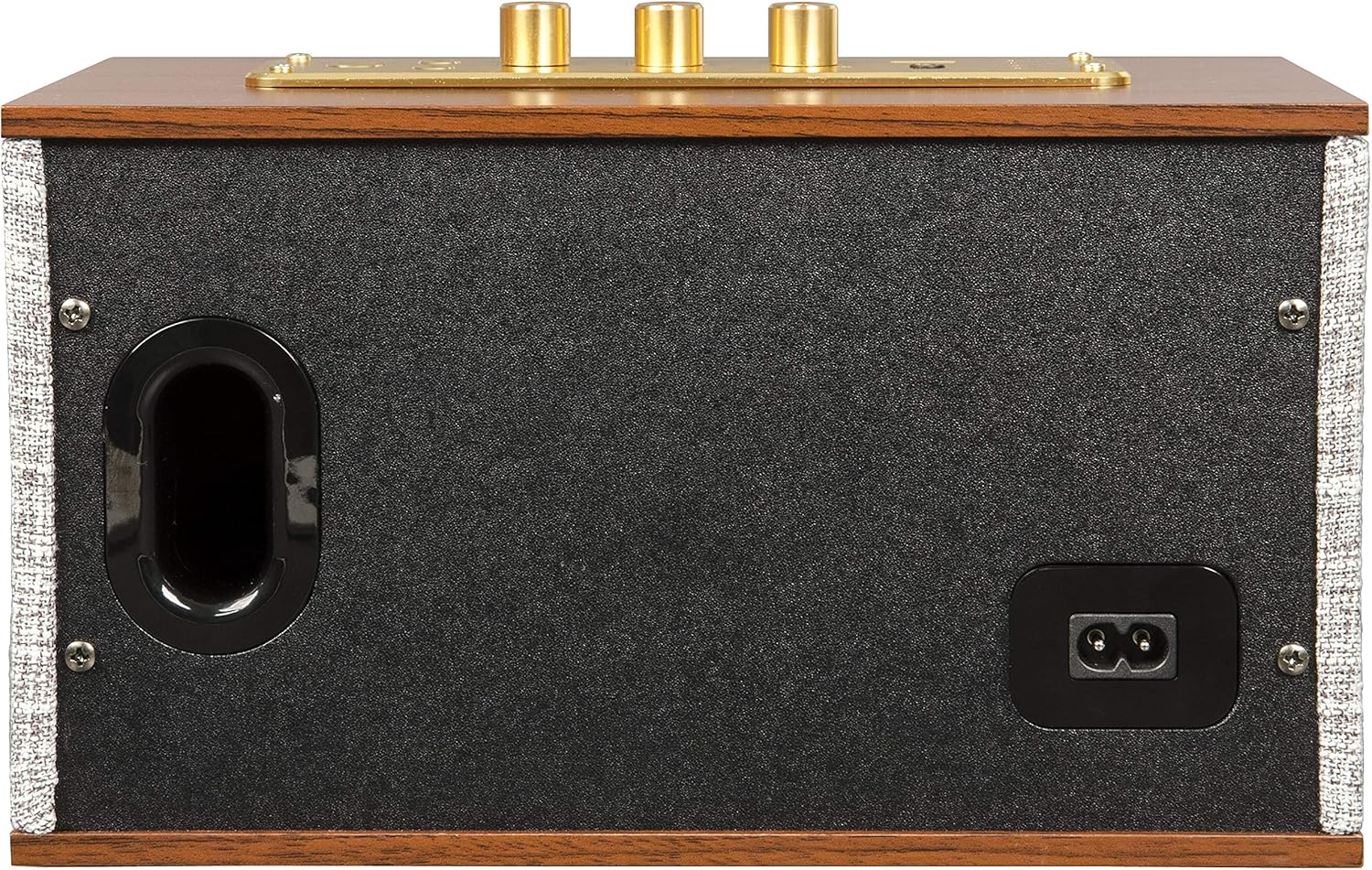 Crosley CR3110A-GY Octave Mid-Century Bluetooth Speaker with USB Phone Charger, Grey