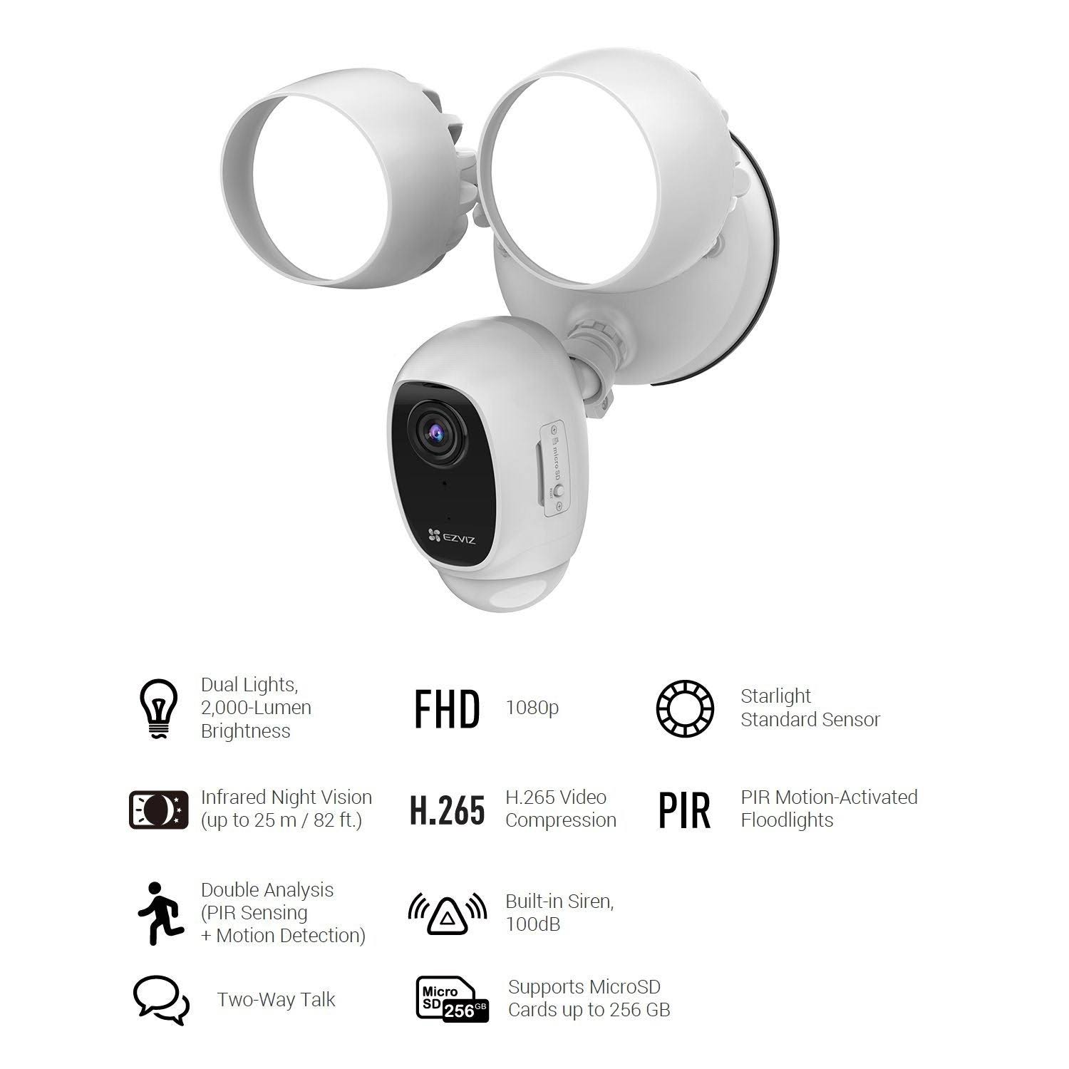 EZVIZ LC1C Smart Flood Light Camera