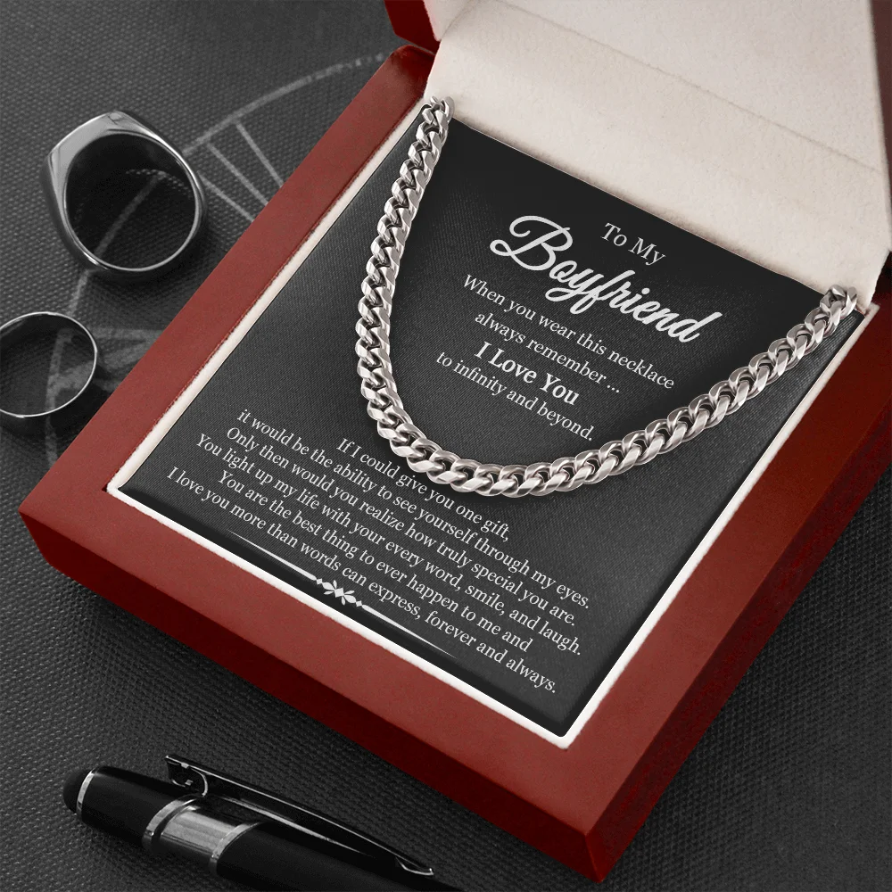 Custom Giant 14K Yellow Gold Chain Necklace for Boyfriend, Gift for Adult Male