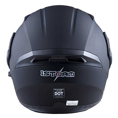 1Storm Motorcycle Modular Full Face Helmet Flip up Dual Visor Sun Shield: HB89