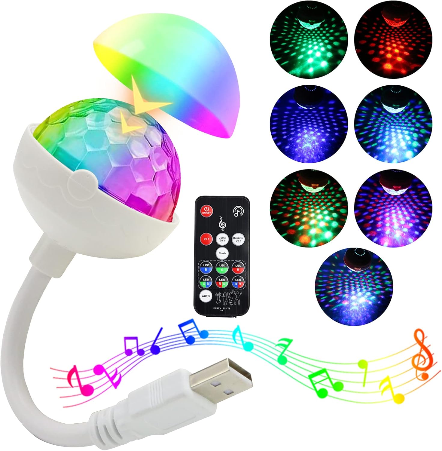 Interior Car Lights, WEBUPAR Car Accessories 10 in 1 Car LED Strip Lights with APP Control, 236 inches Fiber Optic