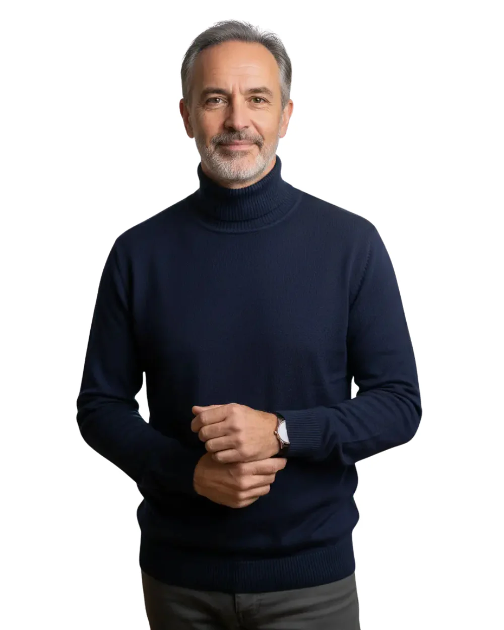 Lorenzo™ | Premium Cashmere Turtleneck Sweater