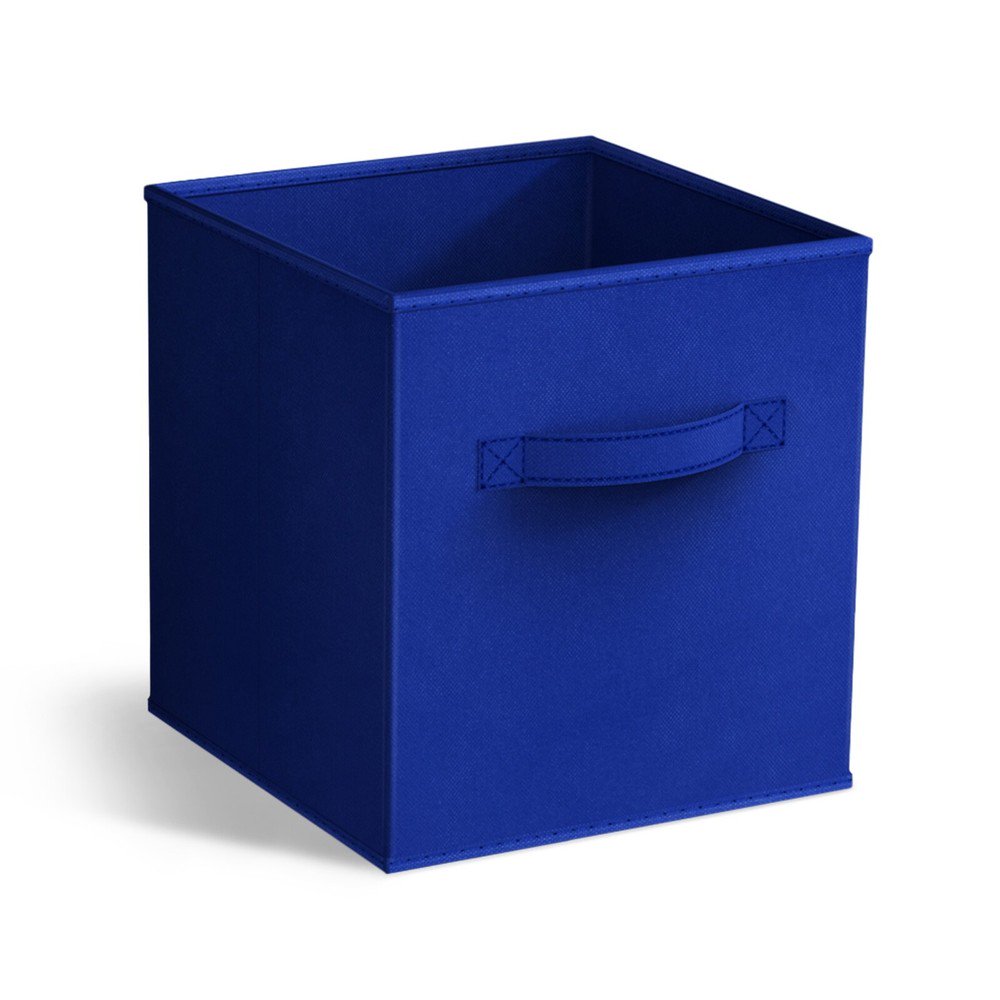11Foldable Storage Cube Basket, 1-Pack Lightweight Bin Organizer 7 Colors for Bedroom, Living Room, Office, Kitchen