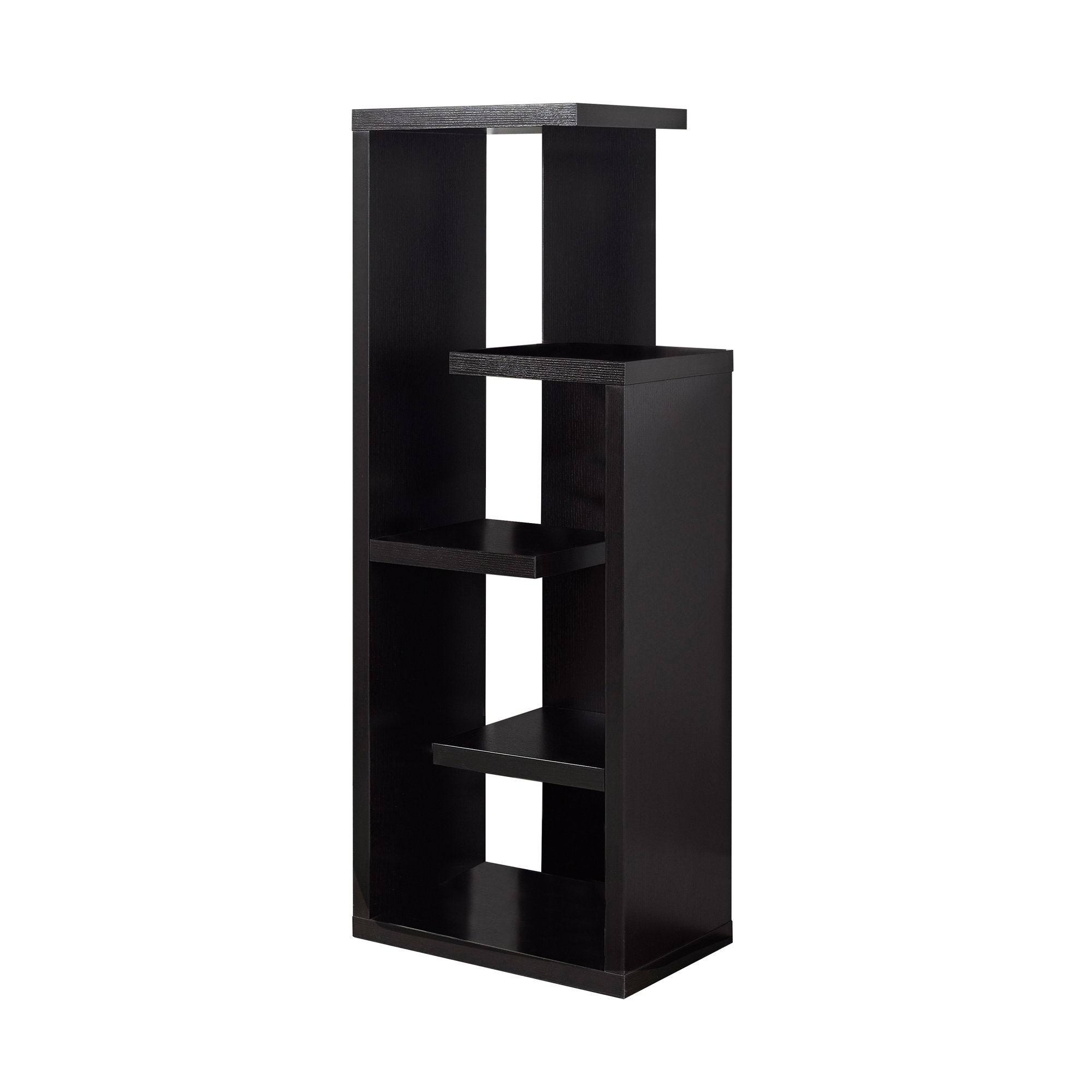 Monarch 2465 Cappuccino Accent Display Unit 48nch Bookcase - Brown