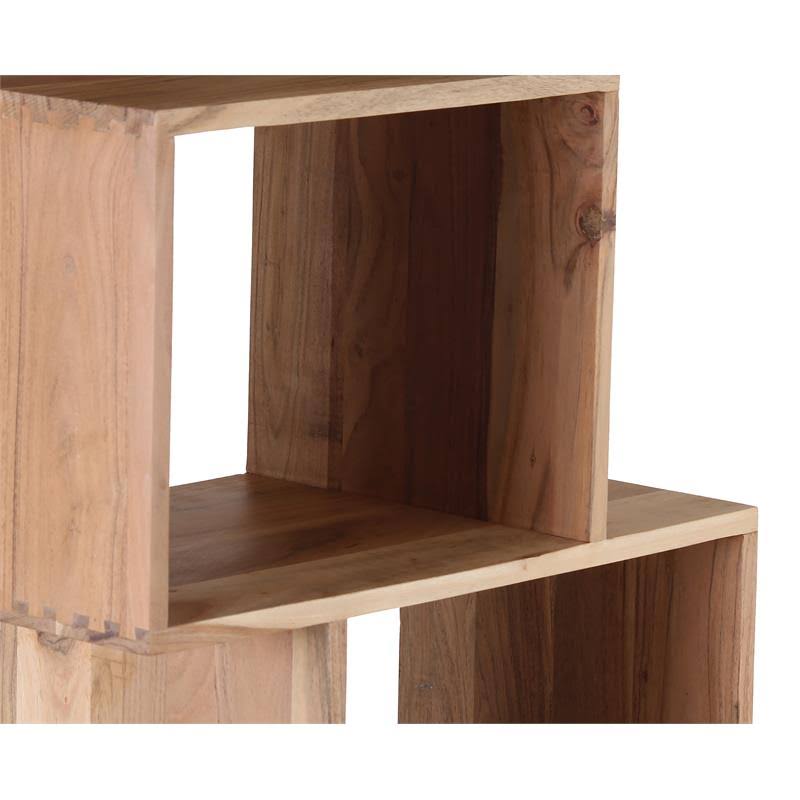 Hawthorne Collections Portola Solid Acacia Wood Bookcase - Natural